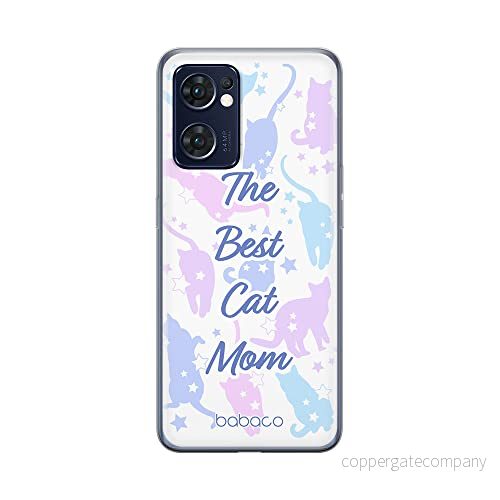 ERT GROUP mobiltelefonfodral för Oppo RENO 7 5G originalt och officiellt licensierat Babaco mönster Cats 017 optimalt anpassad till formen på mobiltelefonen, fodral tillverkad av TPU plast 5905511316648