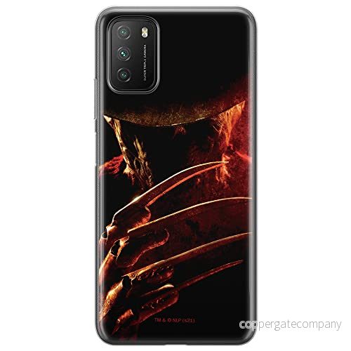 ERT GROUP mobiltelefonfodral för Xiaomi REDMI 9T/ POCO M3 originalt och officiellt licensierat Horror mönster Nightmare of Elm Street 005, fodral tillverkad av TPU plast 5905511081430