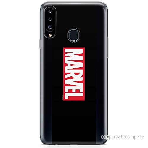 ERT GROUP mobiltelefonfodral för Samsung A20S originalt och officiellt licensierat Marvel mönster 001 optimalt anpassad till formen på mobiltelefonen, fodral tillverkad av TPU plast 5904805437090
