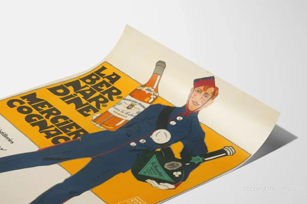 Vintageposter La Bernardine Mercier Cognac - Bild 3