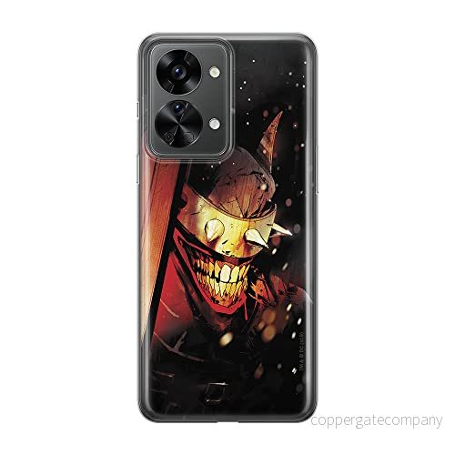 ERT GROUP mobiltelefonfodral för Oneplus NORD 2T 5G originalt och officiellt licensierat DC mönster Batman Who Laughs 005 anpassad till formen på mobiltelefonen, fodral tillverkad av TPU plast 5905511267940