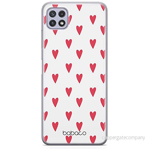 ERT GROUP mobiltelefonfodral för Samsung A22 5G originalt och officiellt licensierat Babaco mönster Hearts 004 optimalt anpassad till formen på mobiltelefonen, gedeeltelijk transparant 5904805019128