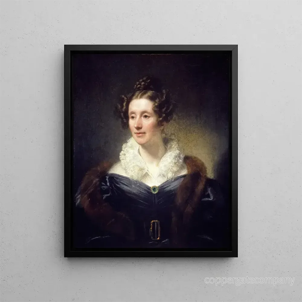 Målning Mary Fairfax, Mme William Somerville (1780 – 1872), författare om vetenskapen – Thomas Phillips Målning Mary Fairfax, Mme William Somerville (1780 – 1872), författare om vetenskapen – Thomas Phillips