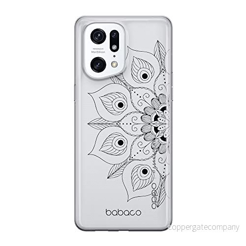 ERT GROUP mobiltelefonfodral för Oppo FIND X5 PRO originalt och officiellt licensierat Babaco mönster Mandalas 002 optimalt anpassad till formen på mobiltelefonen, fodral tillverkad av TPU plast 5905511410568