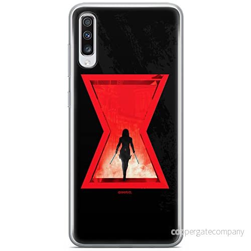 ERT GROUP mobiltelefonfodral för Samsung A70 originalt och officiellt licensierat Marvel mönster Black Widow 009 optimalt anpassad till formen på mobiltelefonen, fodral tillverkad av TPU plast 5903537662886