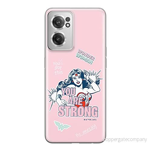 ERT GROUP mobiltelefonfodral för Oneplus NORD CE 2 originalt och officiellt licensierat DC mönster Wonder Woman 025 optimalt anpassad till formen på mobiltelefonen, fodral tillverkad av TPU plast 5905511290429