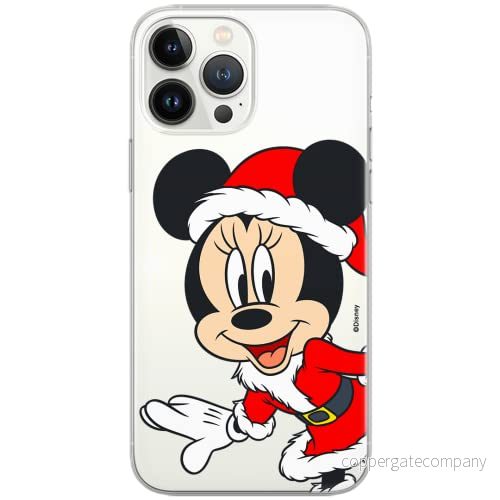 ERT GROUP mobiltelefonfodral för Apple Iphone 11 PRO MAX originalt och officiellt licensierat Disney mönster Minnie 062 Vit optimalt anpassad till formen på mobiltelefonen, gedeeltelijk transparant 5903932044065
