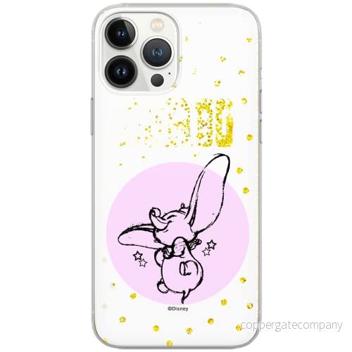 ERT GROUP mobiltelefonfodral för Apple Iphone 6/6S originalt och officiellt licensierat Disney mönster Dumbo 008 Vit optimalt anpassad till formen på mobiltelefonen, med glitter overflow effekt 5902980269499
