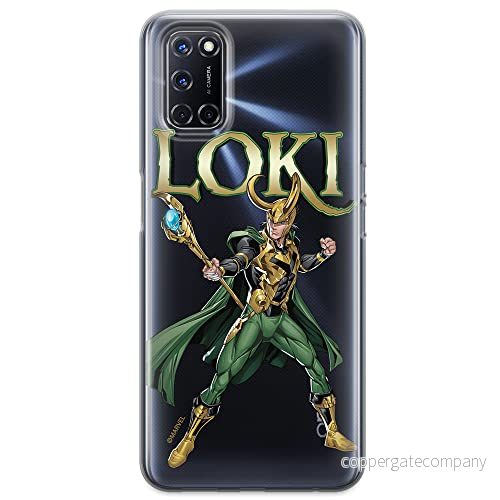 ERT GROUP mobiltelefonfodral för Oppo A92/ A72/ A52 originalt och officiellt licensierat Marvel mönster Loki 002 optimalt anpassad till formen på mobiltelefonen, gedeeltelijk transparant 5904805221927