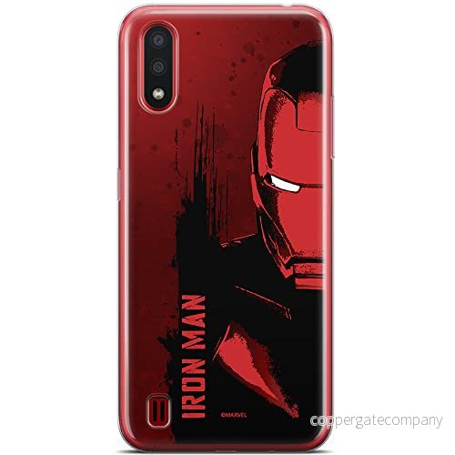 ERT GROUP mobiltelefonfodral för Samsung A01 originalt och officiellt licensierat Marvel mönster Iron Man 004 optimalt anpassad till formen på mobiltelefonen, fodral tillverkad av TPU plast 5904805426247
