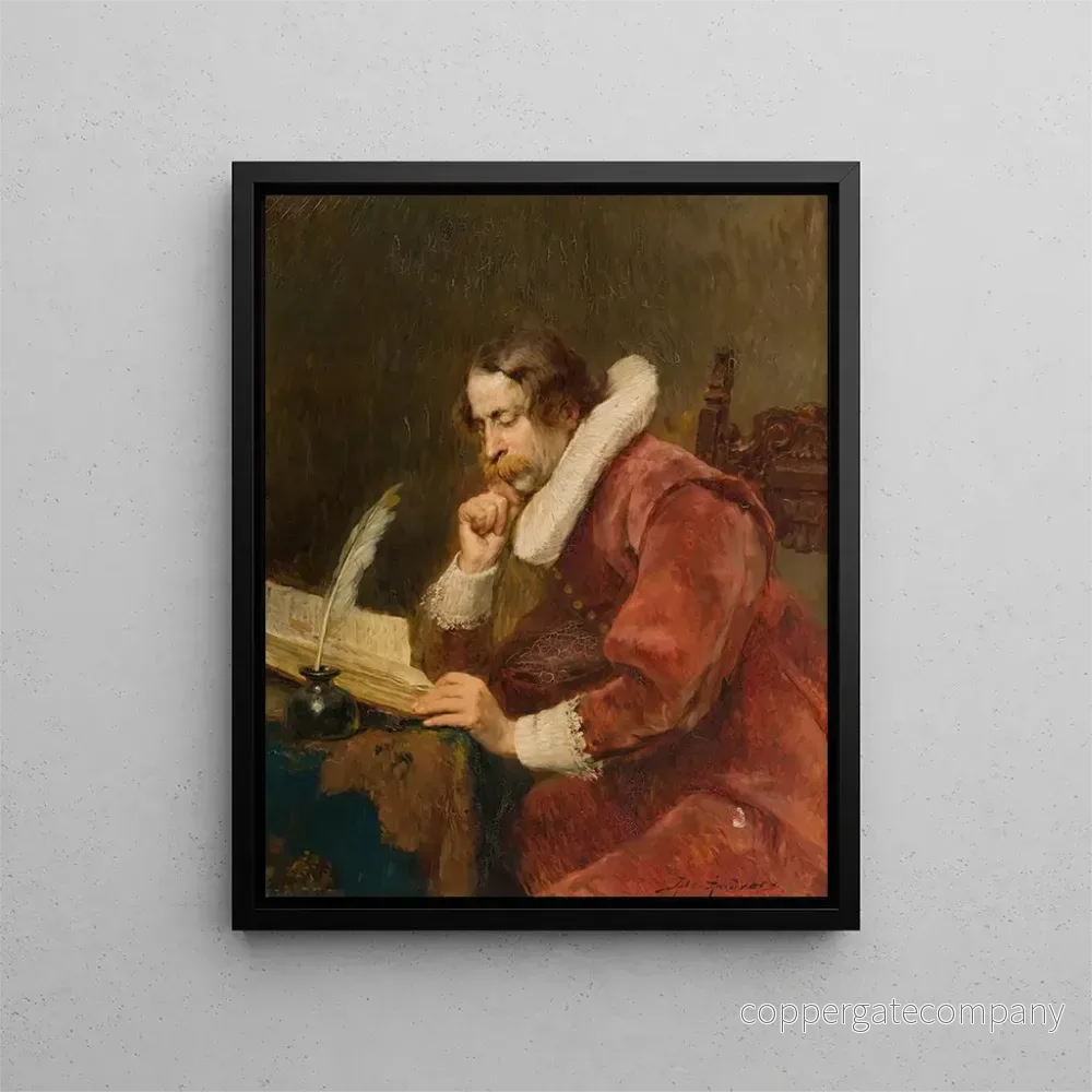 Målning Le Cavalier Scholar - Alex De Andreis | Konsttryck
