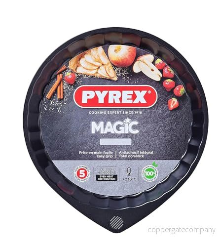 Pyrex MG30BN6 Magic Flan Tin, Svart, 30 cm 3426470276382