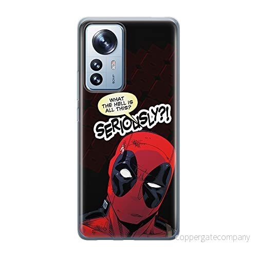 ERT GROUP mobiltelefonfodral för Xiaomi 12 / 12X originalt och officiellt licensierat Marvel mönster Deadpool 010 optimalt anpassad till formen på mobiltelefonen, fodral tillverkad av TPU plast 5905511477707