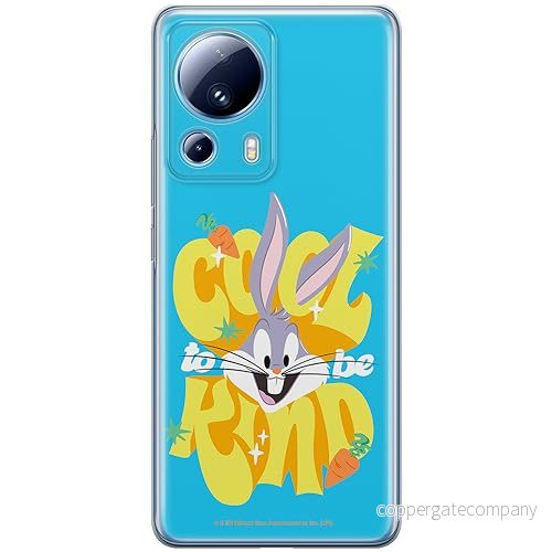ERT GROUP mobiltelefonfodral för Xiaomi 13 LITE/CIVI 2 originalt och officiellt licensierat Looney Tunes mönster Bugs 014 anpassad till formen på mobiltelefonen, fodral tillverkad av TPU plast 5905795077266
