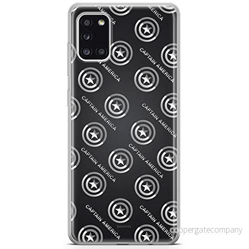 ERT GROUP mobiltelefonfodral för Samsung A31 originalt och officiellt licensierat Marvel mönster Captain America 012 optimalt anpassad till formen på mobiltelefonen, fodral tillverkad av TPU plast 5903040214367