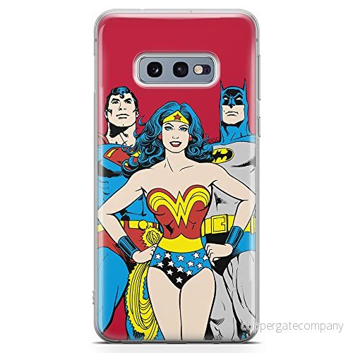 ERT GROUP mobiltelefonfodral för Samsung S10e originalt och officiellt licensierat DC mönster Justice League 003 optimalt anpassad till formen på mobiltelefonen, fodral tillverkad av TPU plast 5903040872024
