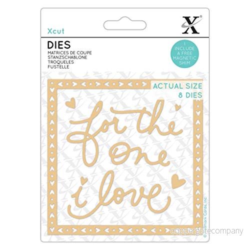 XCUT scrapbooking tärningar, en storlek 5050870036307