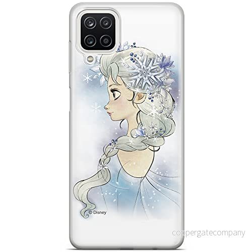 ERT GROUP mobiltelefonfodral för Samsung A12 / M12 originalt och officiellt licensierat Disney mönster Elsa 010 optimalt anpassad till formen på mobiltelefonen, fodral tillverkad av TPU plast 5903040090817