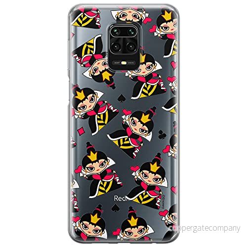 ERT GROUP mobiltelefonfodral för Xiaomi REDMI NOTE 9 PRO/ 9S originalt och officiellt licensierat Disney mönster Queen of Hearts 002 anpassad till formen på mobiltelefonen, gedeeltelijk transparant 5905131433664
