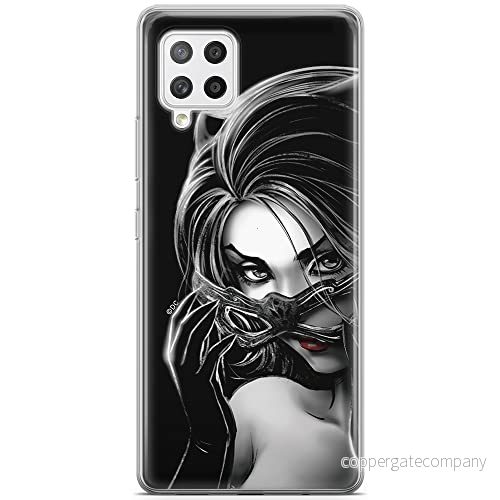 ERT GROUP mobiltelefonfodral för Samsung A42 5G originalt och officiellt licensierat DC mönster Catwoman 004 optimalt anpassad till formen på mobiltelefonen, fodral tillverkad av TPU plast 5903040253748