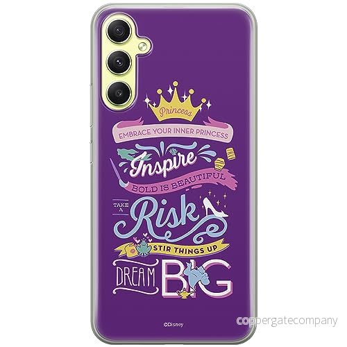 ERT GROUP mobiltelefonfodral för Samsung A34 5G originalt och officiellt licensierat Disney mönster Princesses 003 optimalt anpassad till formen på mobiltelefonen, fodral tillverkad av TPU plast 5905511790301