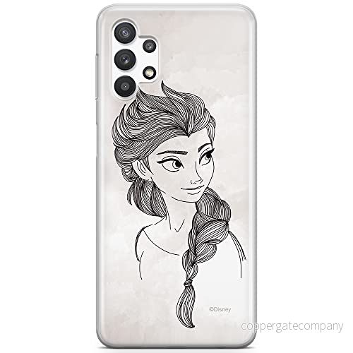 ERT GROUP mobiltelefonfodral för Samsung A32 5G originalt och officiellt licensierat Disney mönster Elsa 009 optimalt anpassad till formen på mobiltelefonen, fodral tillverkad av TPU plast 5903040055540