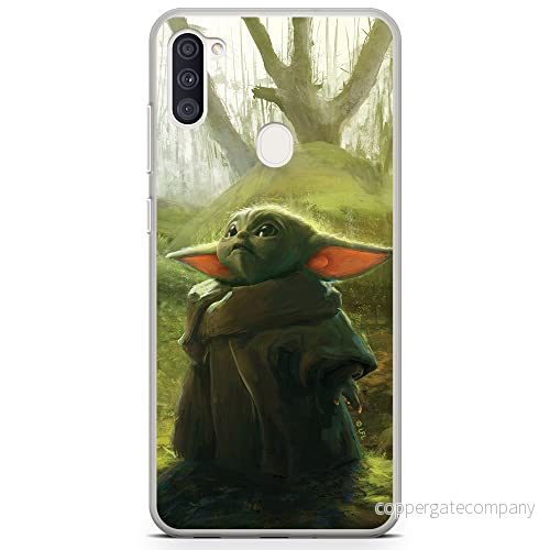 ERT GROUP mobiltelefonfodral för Samsung A03S originalt och officiellt licensierat Star Wars mönster Baby Yoda 017 optimalt anpassad till formen på mobiltelefonen, fodral tillverkad av TPU plast 5904805065187