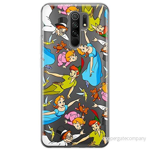 ERT GROUP mobiltelefonfodral för Xiaomi REDMI 9 originalt och officiellt licensierat Disney mönster Peter Pan 002 optimalt anpassad till formen på mobiltelefonen, gedeeltelijk transparant 5905131789822