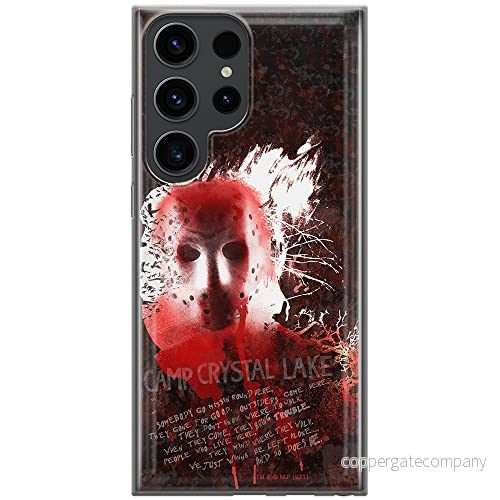 ERT GROUP mobiltelefonfodral för Samsung S23 ULTRA originalt och officiellt licensierat Horror mönster Friday the 13th 016 anpassad till formen på mobiltelefonen, fodral tillverkad av TPU plast 5905511474560