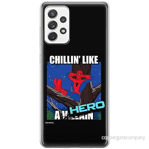 ERT GROUP mobiltelefonfodral för Samsung A73 5G originalt och officiellt licensierat Marvel mönster Spider Man 033 optimalt anpassad till formen på mobiltelefonen, fodral tillverkad av TPU plast 5905795009663
