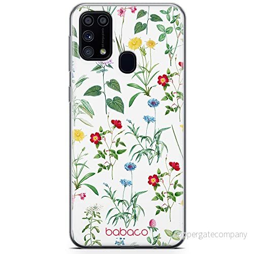 ERT GROUP mobiltelefonfodral för Samsung M31 originalt och officiellt licensierat Babaco mönster Flowers 042 optimalt anpassad till formen på mobiltelefonen, fodral tillverkad av TPU plast 5905131315137