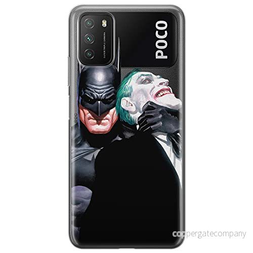 ERT GROUP mobiltelefonfodral för Xiaomi REDMI 9T originalt och officiellt licensierat DC mönster Batman i Joker 001 optimalt anpassad till formen på mobiltelefonen, gedeeltelijk transparant 5904805597886