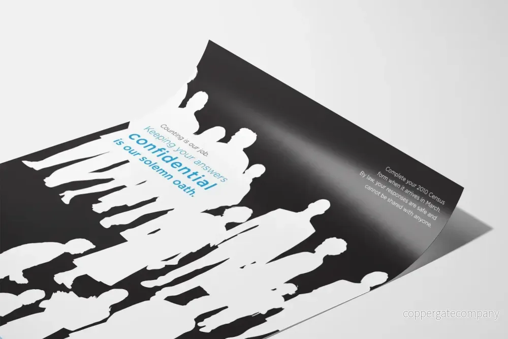 Väggdekoration poster om sekretess - Census 2010 - Bild 3