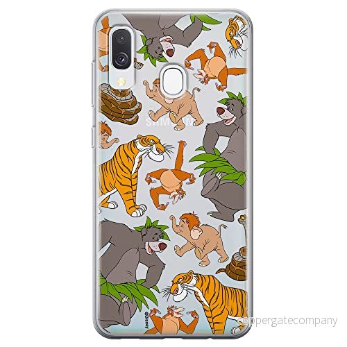 ERT GROUP mobiltelefonfodral för Samsung A40 originalt och officiellt licensierat Disney mönster Jungle Book 003 optimalt anpassad till formen på mobiltelefonen, gedeeltelijk transparant 5905131782267