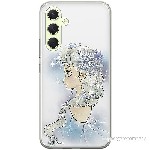 ERT GROUP mobiltelefonfodral för Samsung A54 5G originalt och officiellt licensierat Disney mönster Elsa 010 optimalt anpassad till formen på mobiltelefonen, fodral tillverkad av TPU plast 5905511793760