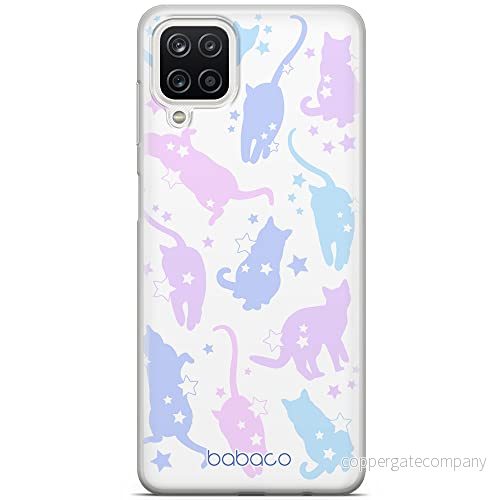 ERT GROUP mobiltelefonfodral för Samsung A12 / M12 F12 originalt och officiellt licensierat Babaco mönster Cats 016 optimalt anpassad till formen på mobiltelefonen, fodral tillverkad av TPU plast 5905131099709