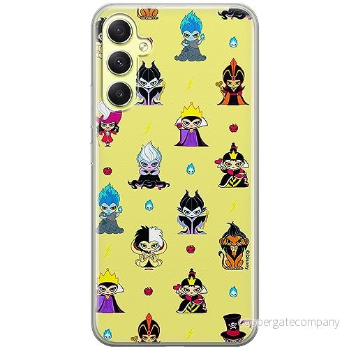 ERT GROUP mobiltelefonfodral för Samsung A34 5G originalt och officiellt licensierat Disney mönster Villains 007 optimalt anpassad till formen på mobiltelefonen, fodral tillverkad av TPU plast 5905511791933