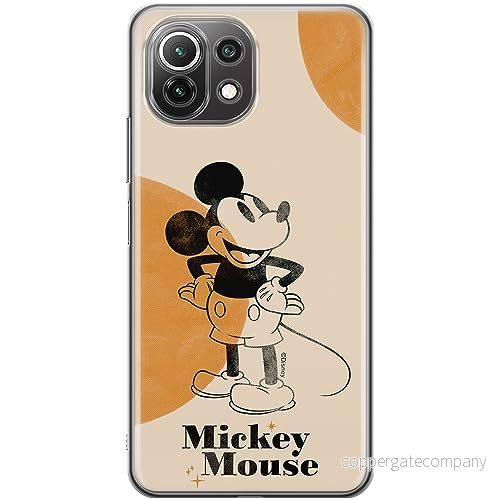 ERT GROUP mobiltelefonfodral för Xiaomi 11 LITE 4G / 5G originalt och officiellt licensierat Disney mönster Mickey 054 anpassad till formen på mobiltelefonen, fodral tillverkad av TPU plast 5905795035327