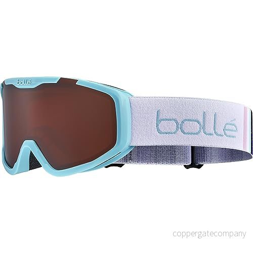 Bollé ROCKET Junior skidmask, blå och vit matt rosa brons katt 3, skidmask för barn 848391093450
