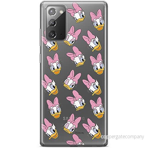 ERT GROUP mobiltelefonfodral för Samsung GALAXY NOTE 20 originalt och officiellt licensierat Disney mönster Daisy 007 optimalt anpassad till formen på mobiltelefonen, gedeeltelijk transparant 5903040445976