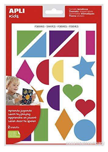 APLI Kids 12826 Maxi tema klistermärken Geometriska former 2 ark 8410782128267 APLI Kids 12826 Maxi tema klistermärken Geometriska former 2 ark 8410782128267
