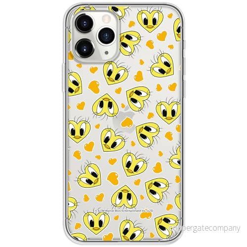 ERT GROUP mobiltelefonfodral för Iphone 11 PRO MAX originalt och officiellt licensierat Looney Tunes mönster Tweety 017 optimalt anpassad till formen på mobiltelefonen, gedeeltelijk transparant 5905795120672