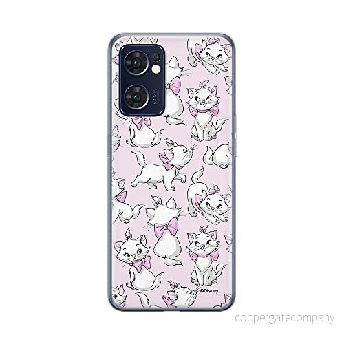 ERT GROUP mobiltelefonfodral för Oppo RENO 7 5G originalt och officiellt licensierat Disney mönster Marie 003 optimalt anpassad till formen på mobiltelefonen, fodral tillverkad av TPU plast 5905511308544