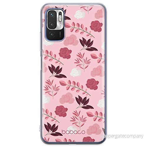 ERT GROUP mobiltelefonfodral för Xiaomi REDMI NOTE 10 5G / POCO M3 PRO originalt och officiellt licensierat Babaco mönster Flowers 020, fodral tillverkad av TPU plast 5904805614057