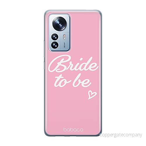 ERT GROUP mobiltelefonfodral för Xiaomi 12 / 12X originalt och officiellt licensierat Babaco mönster Bride to be 001 optimalt anpassad till formen på mobiltelefonen, fodral tillverkad av TPU plast 5905511489700