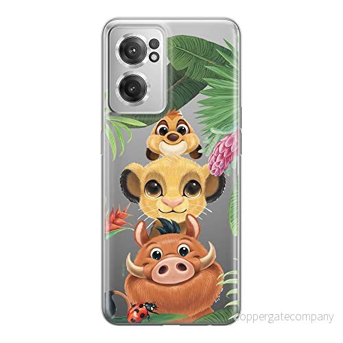 ERT GROUP mobiltelefonfodral för Oneplus NORD CE 2 originalt och officiellt licensierat Disney mönster Simba & Friends 003 optimalt anpassad till formen på mobiltelefonen, gedeeltelijk transparant 5905511299446