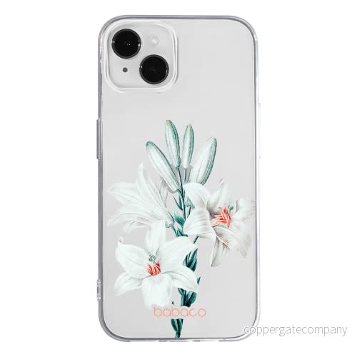 ERT GROUP mobiltelefonfodral för Apple Iphone 14 PLUS originalt och officiellt licensierat Babaco mönster Flowers 039 optimalt anpassad till formen på mobiltelefonen, gedeeltelijk transparant 5905131903181