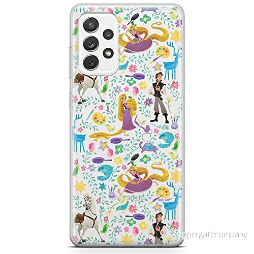 ERT GROUP mobiltelefonfodral för Samsung A73 5G originalt och officiellt licensierat Disney mönster Tangled 001 optimalt anpassad till formen på mobiltelefonen, gedeeltelijk transparant 5904805512889
