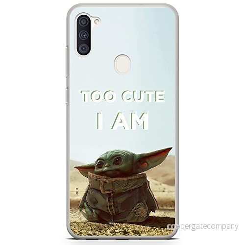ERT GROUP mobiltelefonfodral för Samsung A03S originalt och officiellt licensierat Star Wars mönster Baby Yoda 004 optimalt anpassad till formen på mobiltelefonen, fodral tillverkad av TPU plast 5903932994476