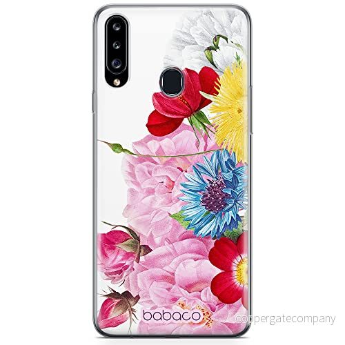 ERT GROUP mobiltelefonfodral för Samsung A20S originalt och officiellt licensierat Babaco mönster Flowers 056 optimalt anpassad till formen på mobiltelefonen, fodral tillverkad av TPU plast 5905131358707